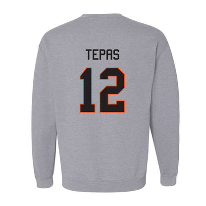 Oklahoma State - NCAA Football : Luke Tepas - Classic Shersey Crewneck Sweatshirt-1