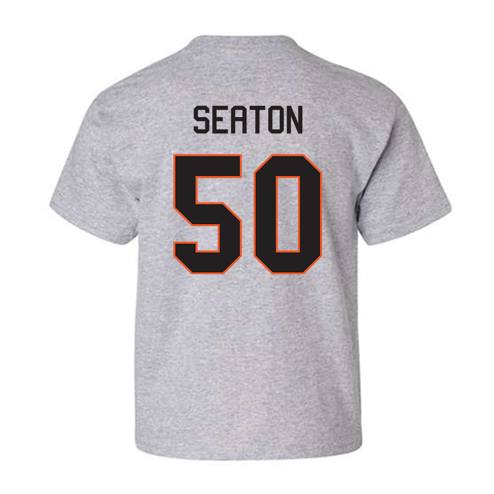 Oklahoma State - NCAA Football : Kole Seaton - Classic Shersey Youth T-Shirt-1