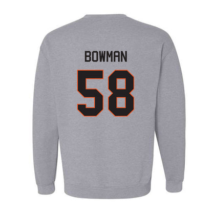 Oklahoma State - NCAA Football : Isaiah Bowman - Classic Shersey Crewneck Sweatshirt-1
