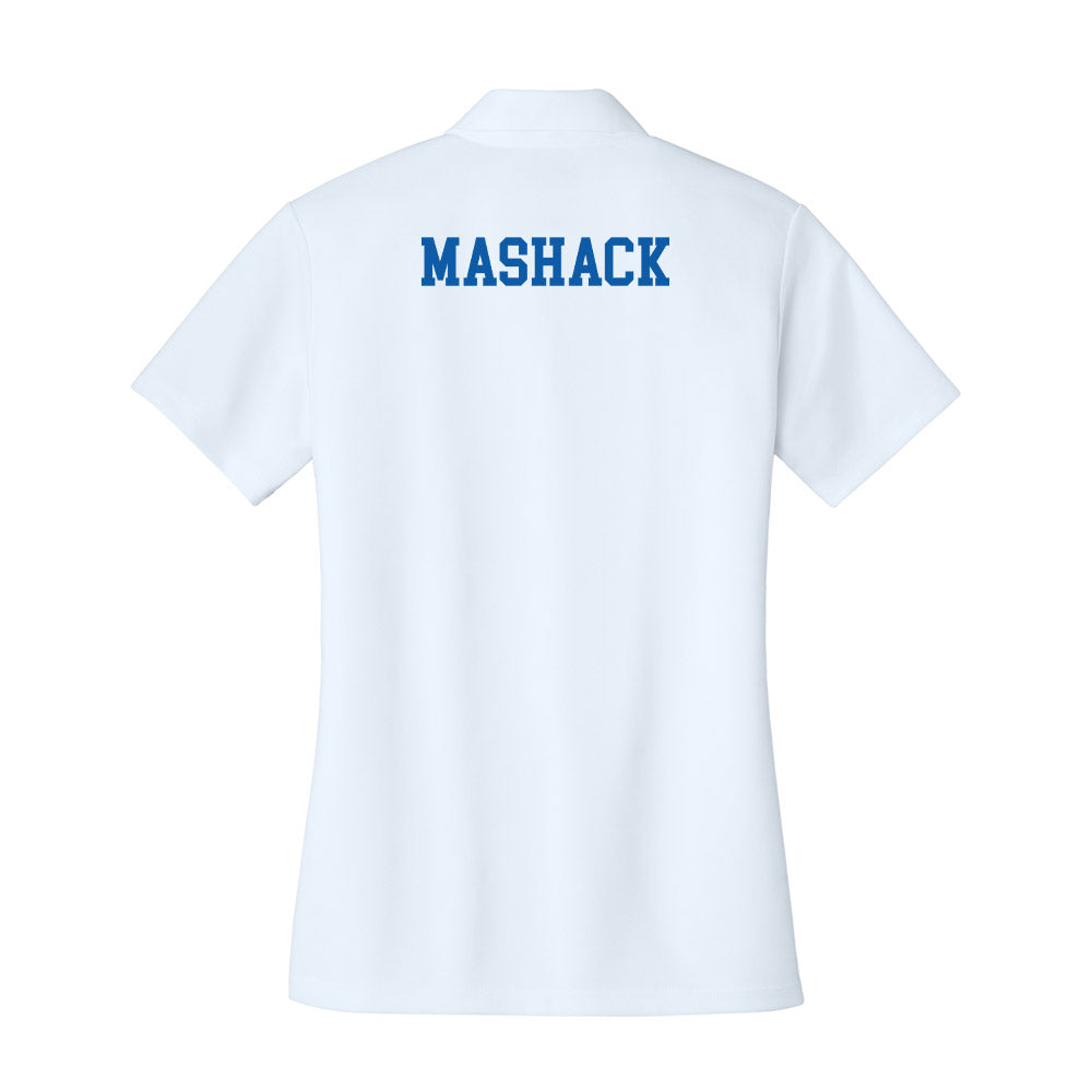 UNC Asheville - NCAA Men's Track & Field : Demarcus Mashack - Women's Activewear Polo Shirt-1