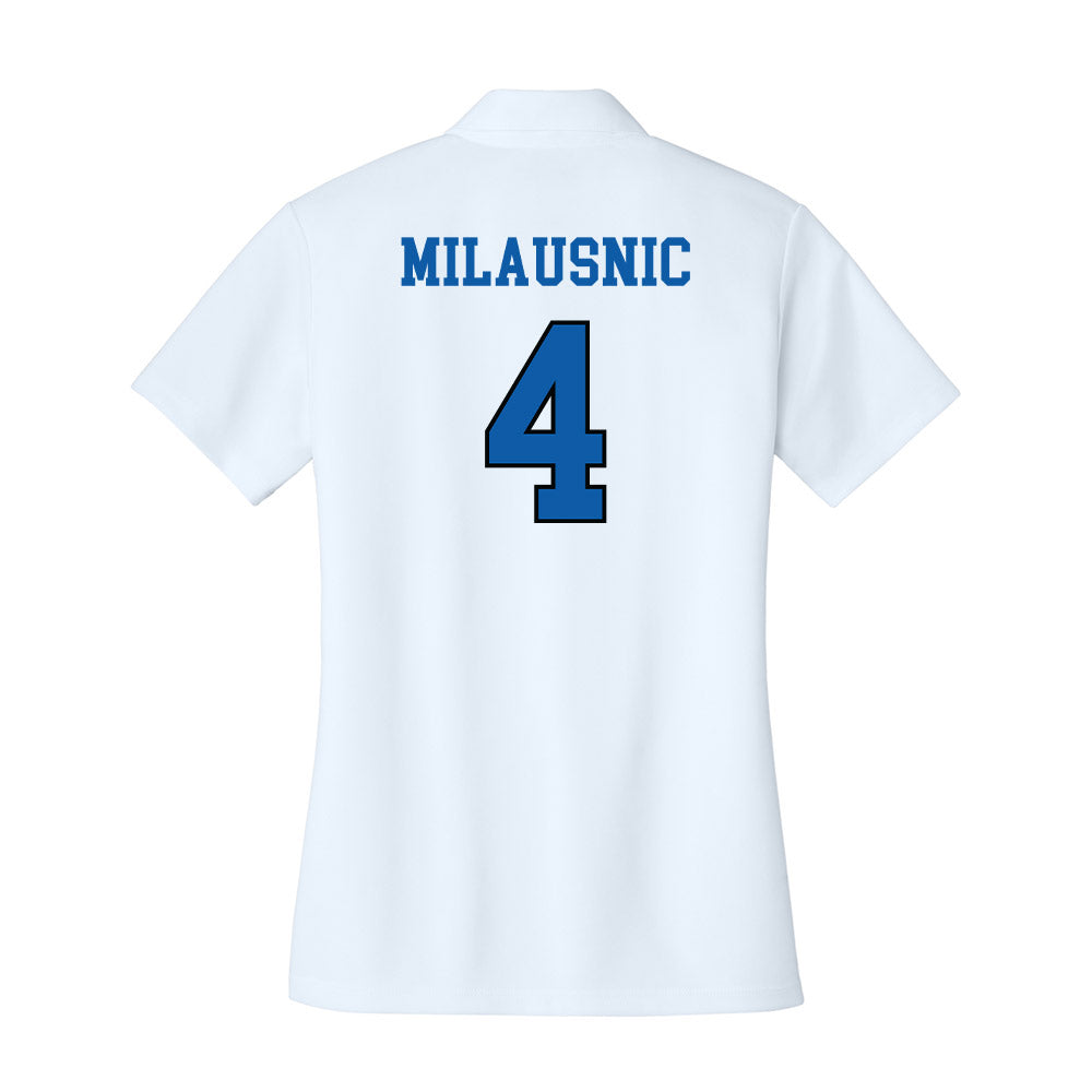 UNC Asheville - NCAA Women's Basketball : Riley Milausnic - Women's Activewear Polo Shirt-1