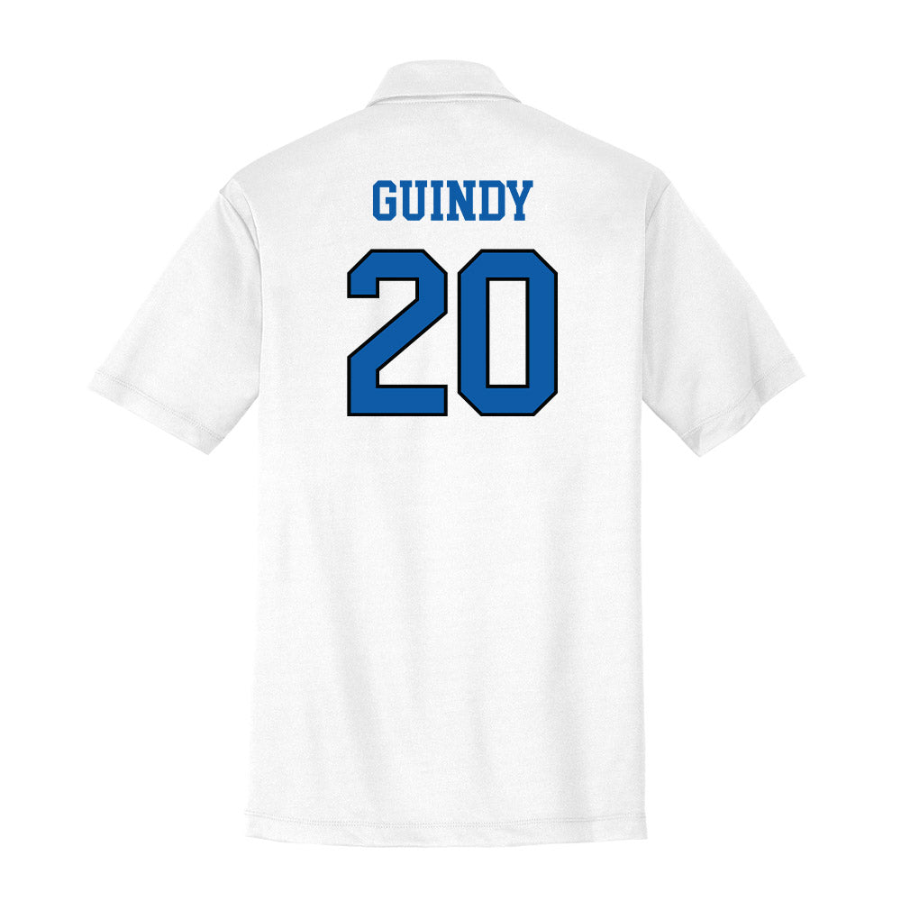UNC Asheville - NCAA Men's Soccer : Zander Guindy - Activewear Polo Shirt-1
