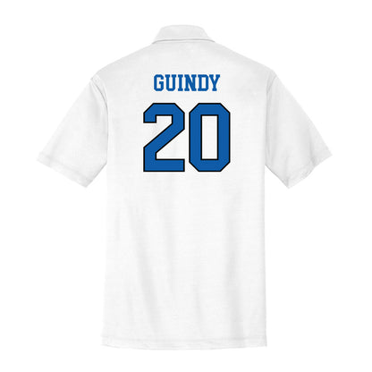 UNC Asheville - NCAA Men's Soccer : Zander Guindy - Activewear Polo Shirt-1