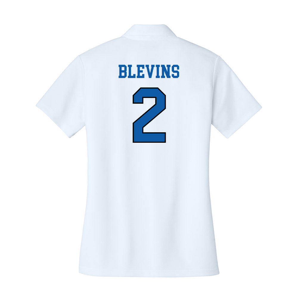 UNC Asheville - NCAA Women's Volleyball : Jessy Blevins - Women's Activewear Polo Shirt-1