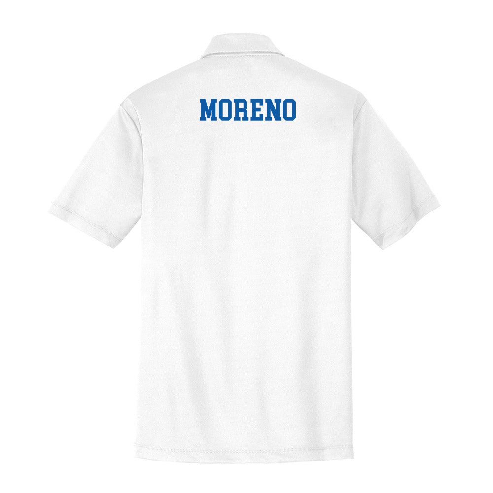 UNC Asheville - NCAA Men's Track & Field : Bennett Moreno - Activewear Polo Shirt-1