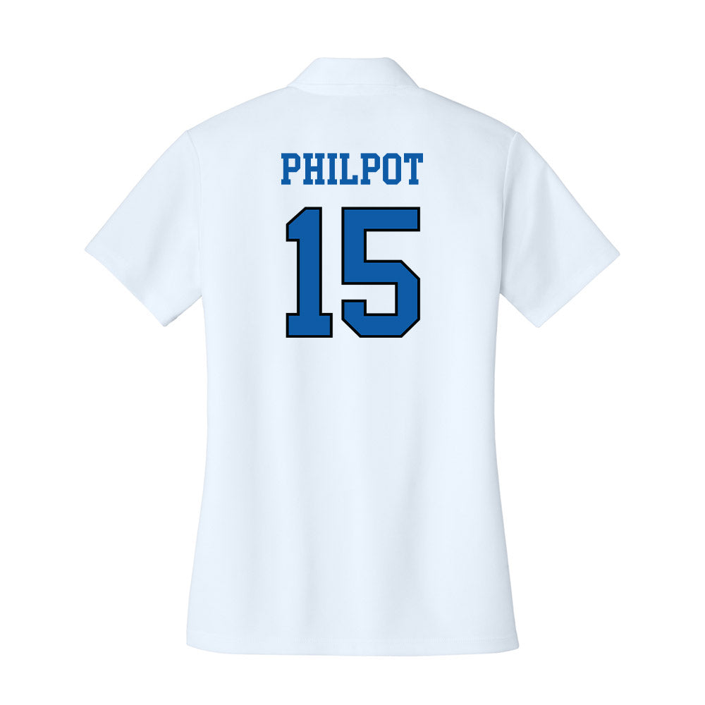 UNC Asheville - NCAA Women's Volleyball : Olivia Philpot - Women's Activewear Polo Shirt-1