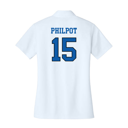 UNC Asheville - NCAA Women's Volleyball : Olivia Philpot - Women's Activewear Polo Shirt-1