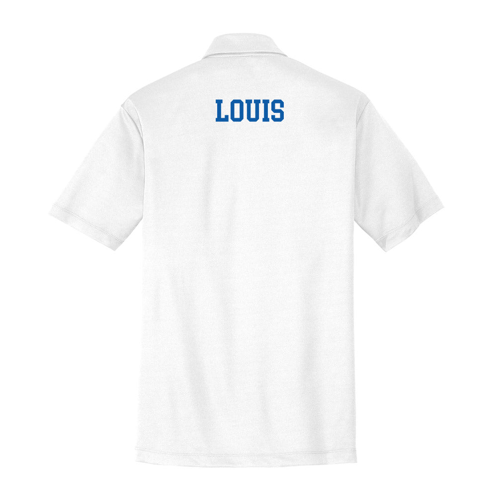 UNC Asheville - NCAA Men's Track & Field : Jeremiah Louis - Activewear Polo Shirt-1