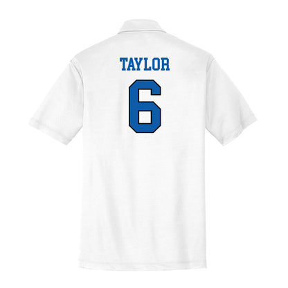 UNC Asheville - NCAA Men's Basketball : Kam Taylor - Activewear Polo Shirt-1