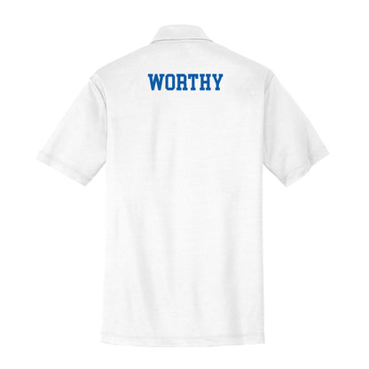 UNC Asheville - NCAA Women's Track & Field : Milaun Worthy - Activewear Polo Shirt-1
