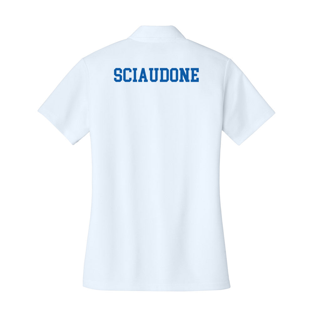 UNC Asheville - NCAA Women's Swimming & Diving : Rose Sciaudone - Women's Activewear Polo Shirt-1