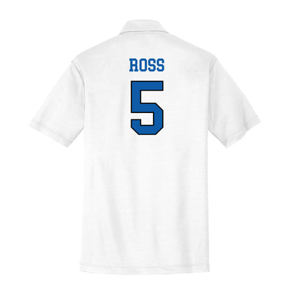 UNC Asheville - NCAA Women's Basketball : Sophia Ross - Activewear Polo Shirt-1