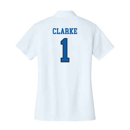 UNC Asheville - NCAA Men's Basketball : Julian Clarke - Women's Activewear Polo Shirt-1