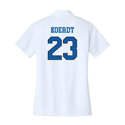 UNC Asheville - NCAA Women's Basketball : Jaidyn Koerdt - Women's Activewear Polo Shirt-1