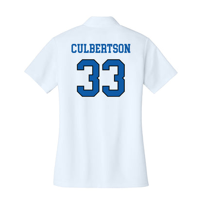 UNC Asheville - NCAA Men's Soccer : Dylan Culbertson - Women's Activewear Polo Shirt-1