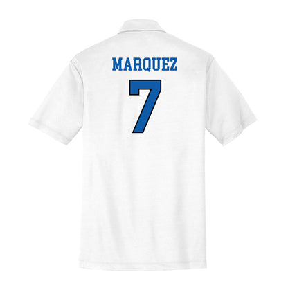 UNC Asheville - NCAA Women's Basketball : Aileen Marquez - Activewear Polo Shirt-1
