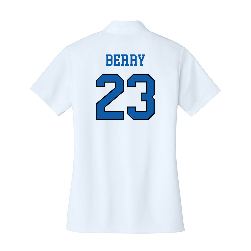 UNC Asheville - NCAA Women's Basketball : Tremiyah Berry - Women's Activewear Polo Shirt-1