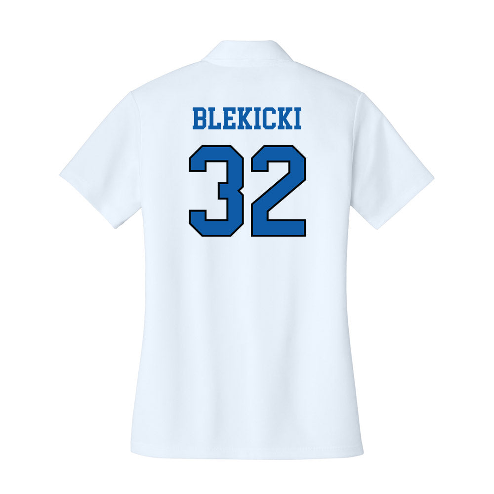 UNC Asheville - NCAA Women's Soccer : Georgia Blekicki - Women's Activewear Polo Shirt-1