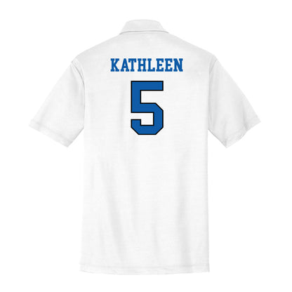 UNC Asheville - NCAA Women's Soccer : Doane Kathleen - Activewear Polo Shirt-1