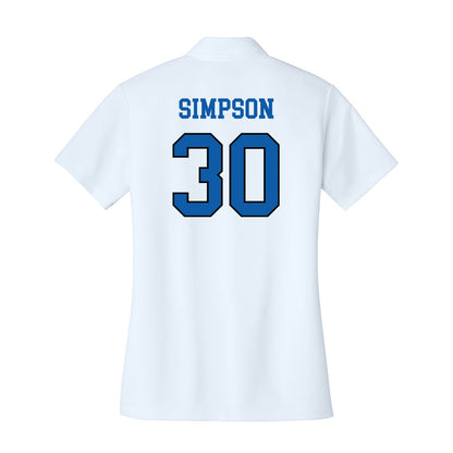 UNC Asheville - NCAA Women's Soccer : Olivia Simpson - Women's Activewear Polo Shirt-1