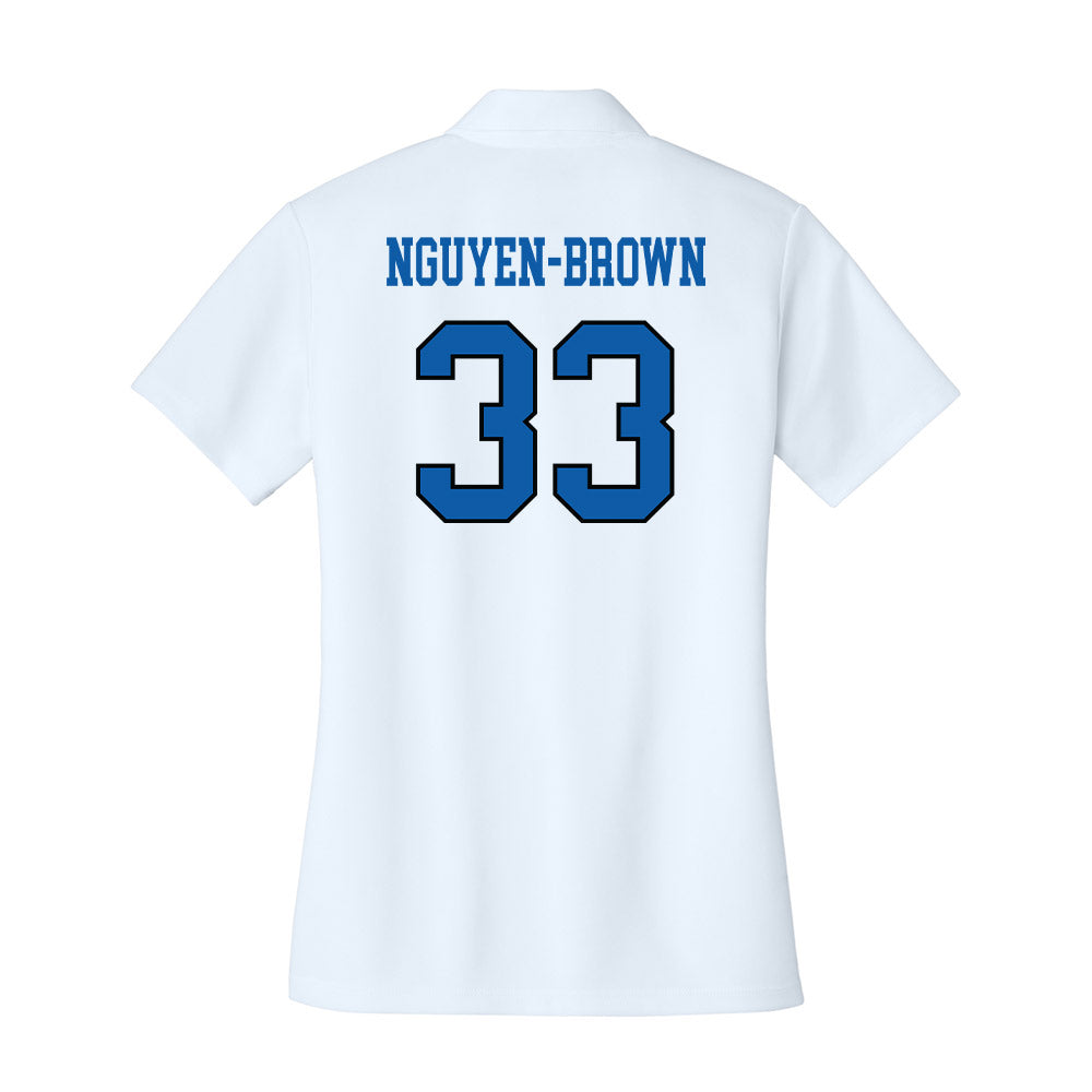 UNC Asheville - NCAA Baseball : Daylinh Nguyen-Brown - Women's Activewear Polo Shirt-1