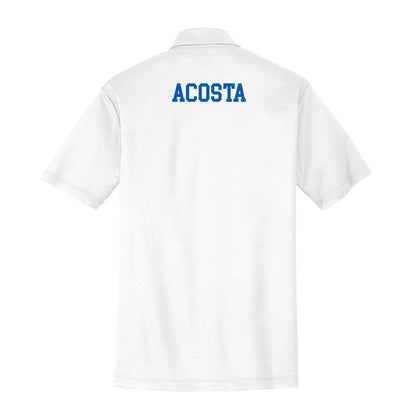 UNC Asheville - NCAA Men's Track & Field : Ethan Acosta - Activewear Polo Shirt-1