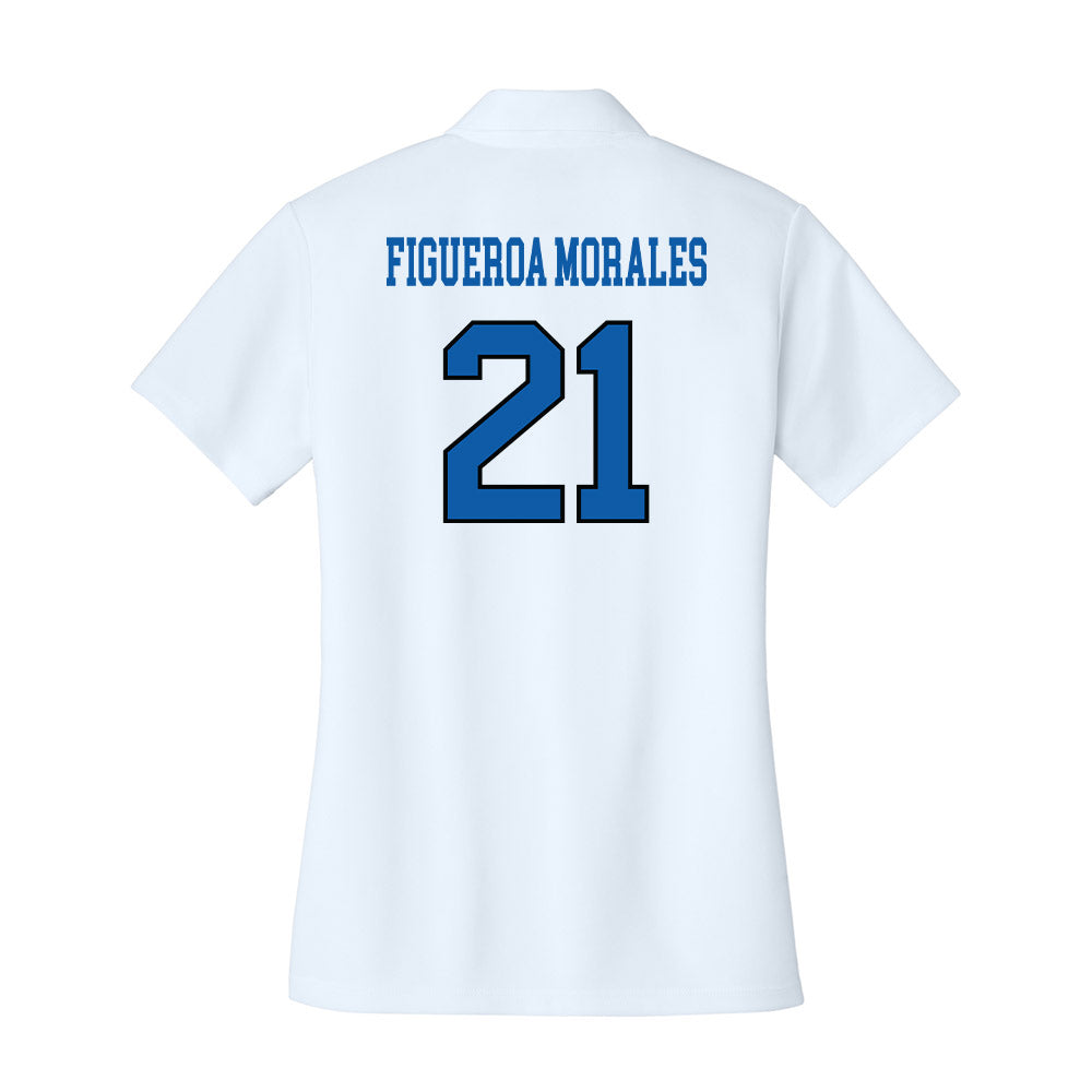UNC Asheville - NCAA Men's Soccer : Emilio Figueroa Morales - Women's Activewear Polo Shirt-1