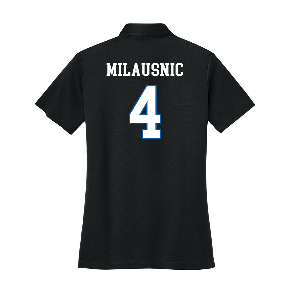 UNC Asheville - NCAA Women's Basketball : Riley Milausnic - Women's Activewear Polo Shirt-1