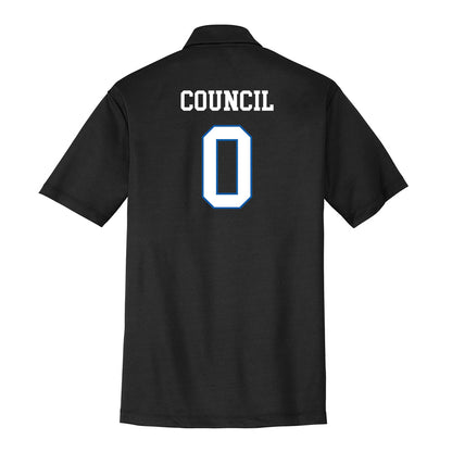 UNC Asheville - NCAA Women's Basketball : Taliya Council - Activewear Polo Shirt-1