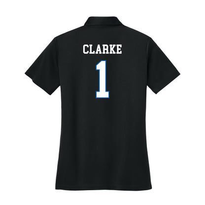 UNC Asheville - NCAA Men's Basketball : Julian Clarke - Women's Activewear Polo Shirt-1