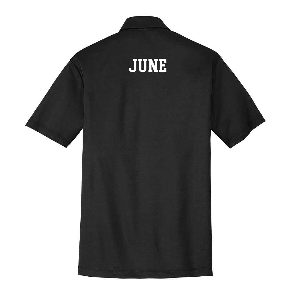 UNC Asheville - NCAA Men's Track & Field : Braelin June - Activewear Polo Shirt-1