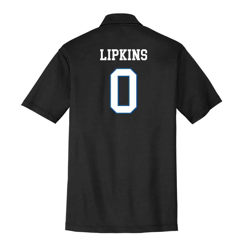 UNC Asheville - NCAA Men's Basketball : JaCorey Lipkins - Activewear Polo Shirt-1