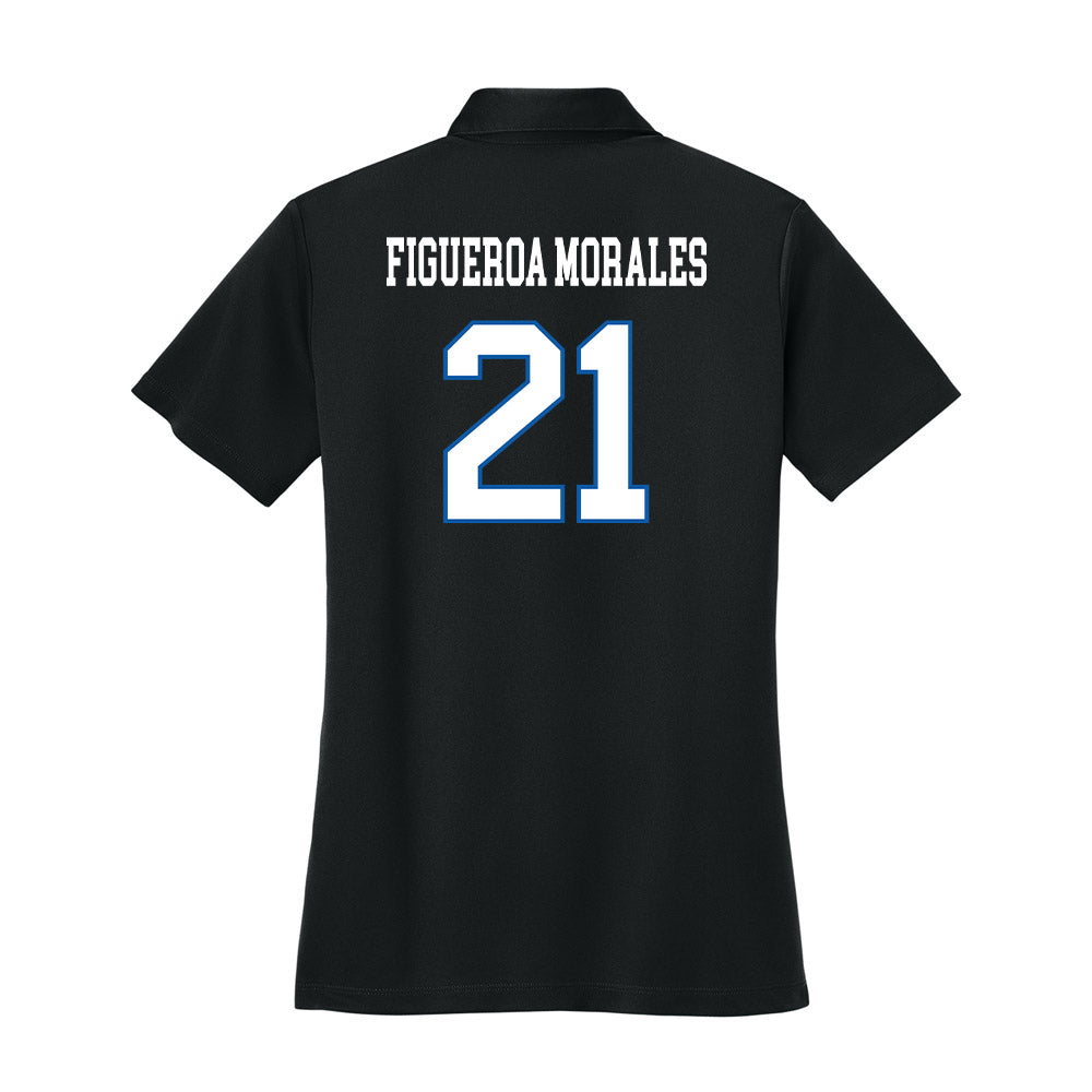 UNC Asheville - NCAA Men's Soccer : Emilio Figueroa Morales - Women's Activewear Polo Shirt-1