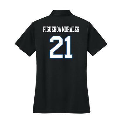 UNC Asheville - NCAA Men's Soccer : Emilio Figueroa Morales - Women's Activewear Polo Shirt-1