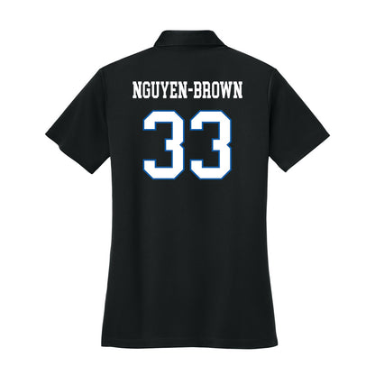 UNC Asheville - NCAA Baseball : Daylinh Nguyen-Brown - Women's Activewear Polo Shirt-1