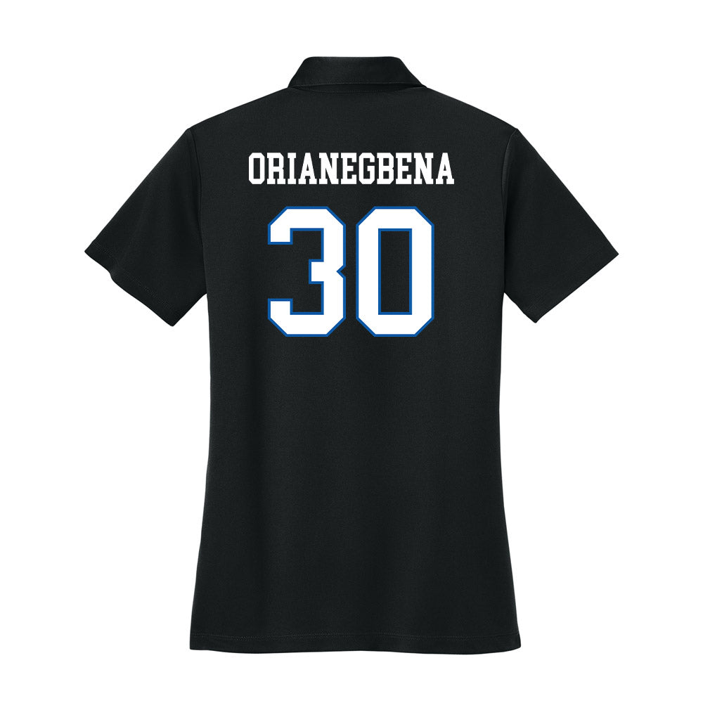 UNC Asheville - NCAA Women's Basketball : Deborah Orianegbena - Women's Activewear Polo Shirt-1