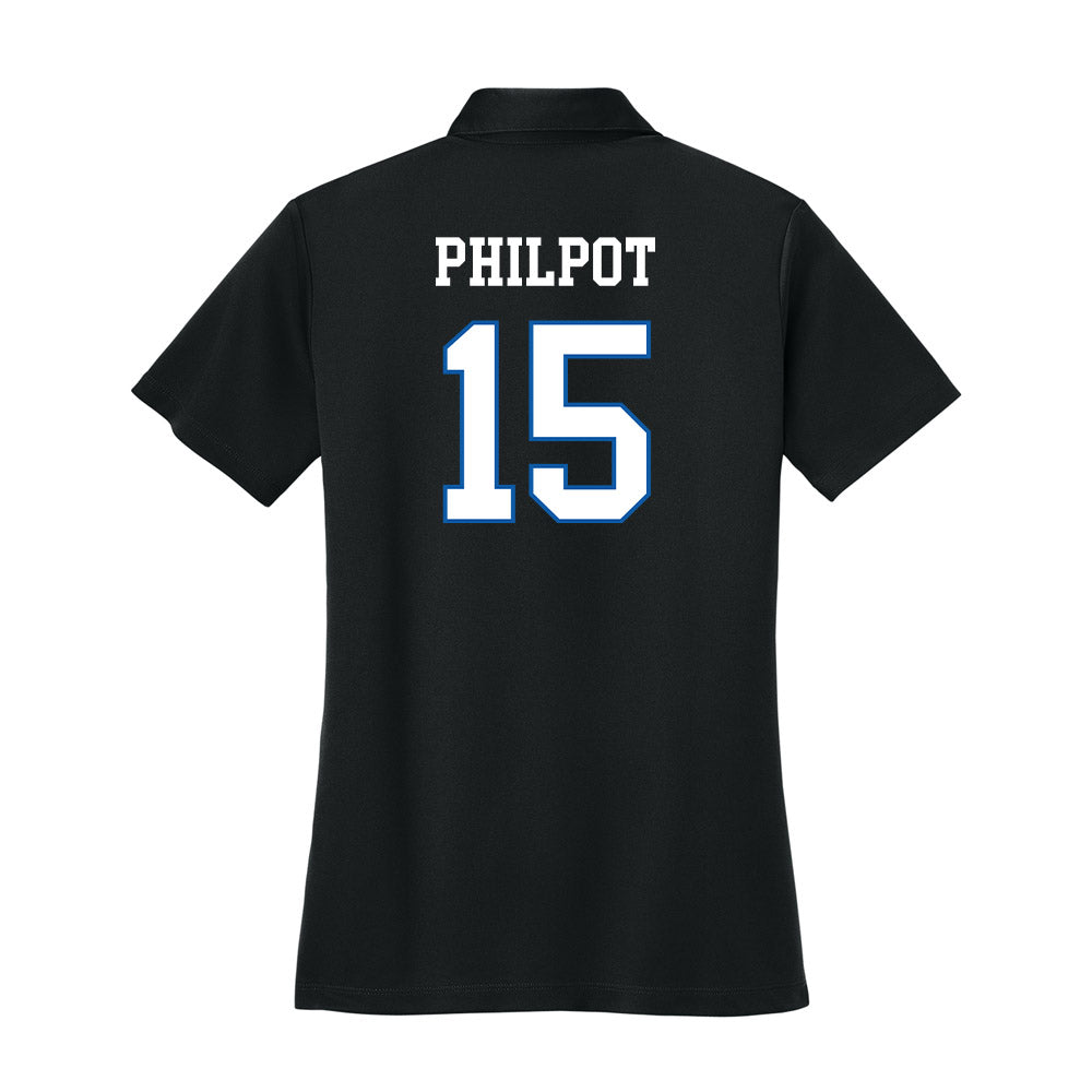 UNC Asheville - NCAA Women's Volleyball : Olivia Philpot - Women's Activewear Polo Shirt-1