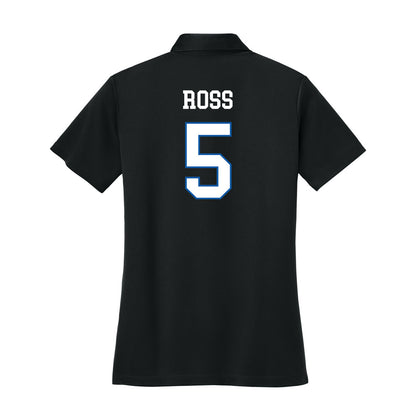 UNC Asheville - NCAA Women's Basketball : Sophia Ross - Women's Activewear Polo Shirt-1