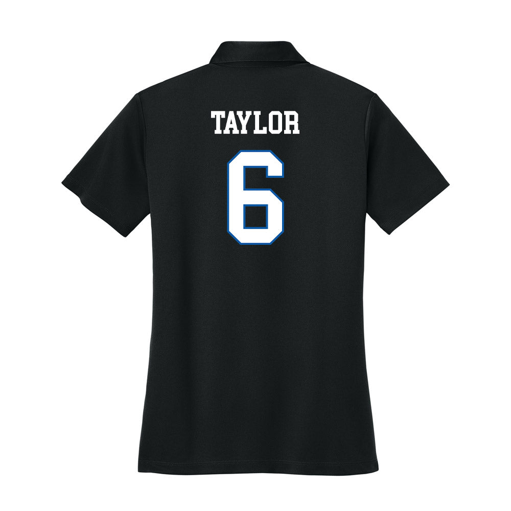 UNC Asheville - NCAA Men's Basketball : Kam Taylor - Women's Activewear Polo Shirt-1