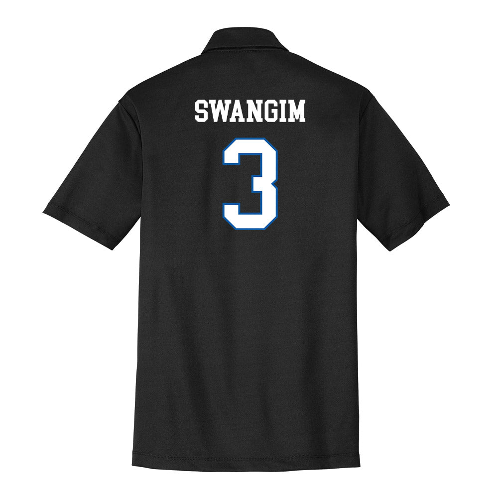 UNC Asheville - NCAA Baseball : Zeb Swangim - Activewear Polo Shirt-1