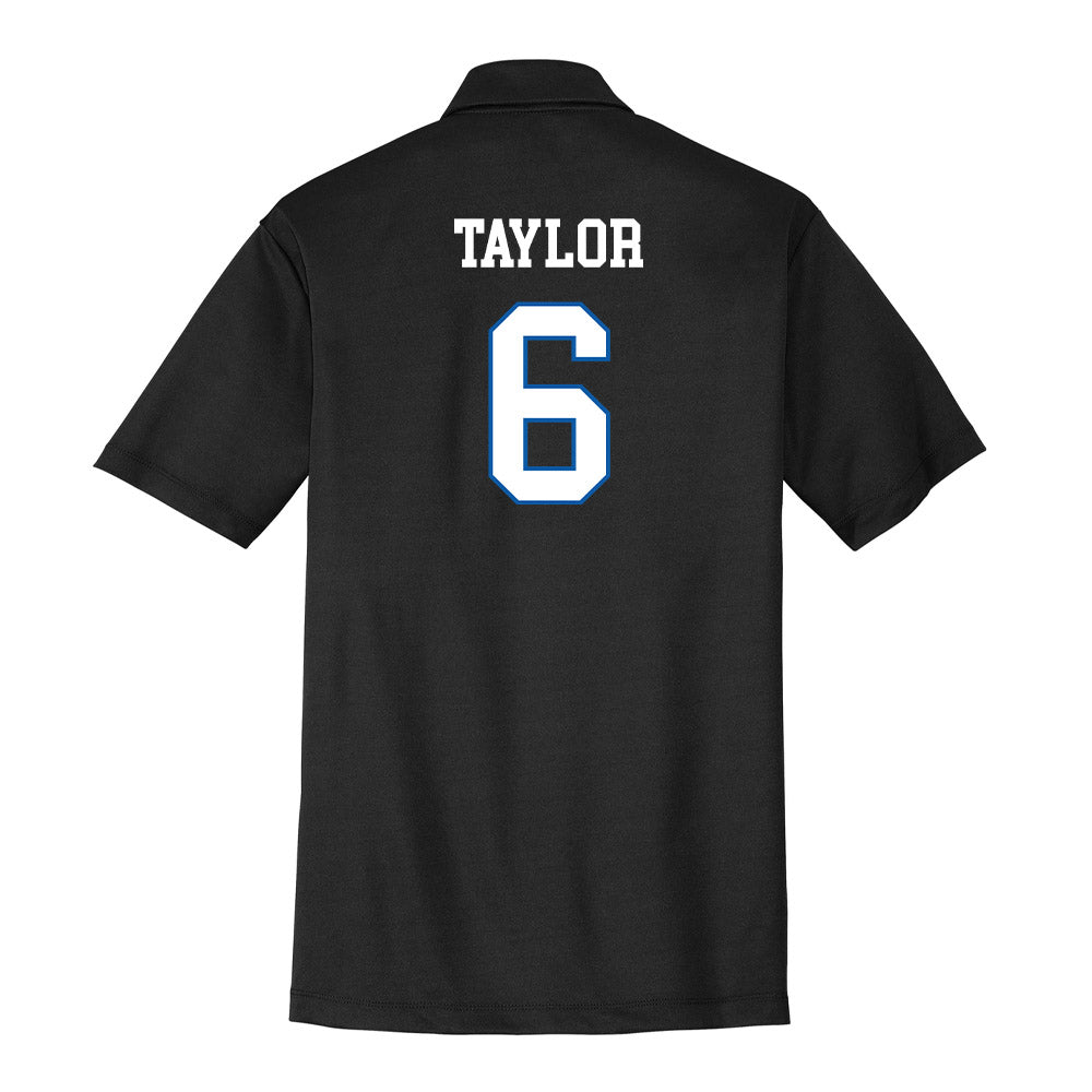 UNC Asheville - NCAA Men's Basketball : Kam Taylor - Activewear Polo Shirt-1