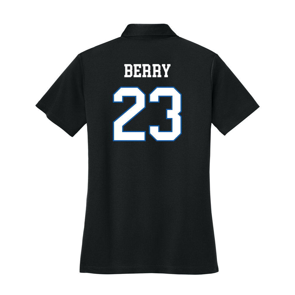 UNC Asheville - NCAA Women's Basketball : Tremiyah Berry - Women's Activewear Polo Shirt-1