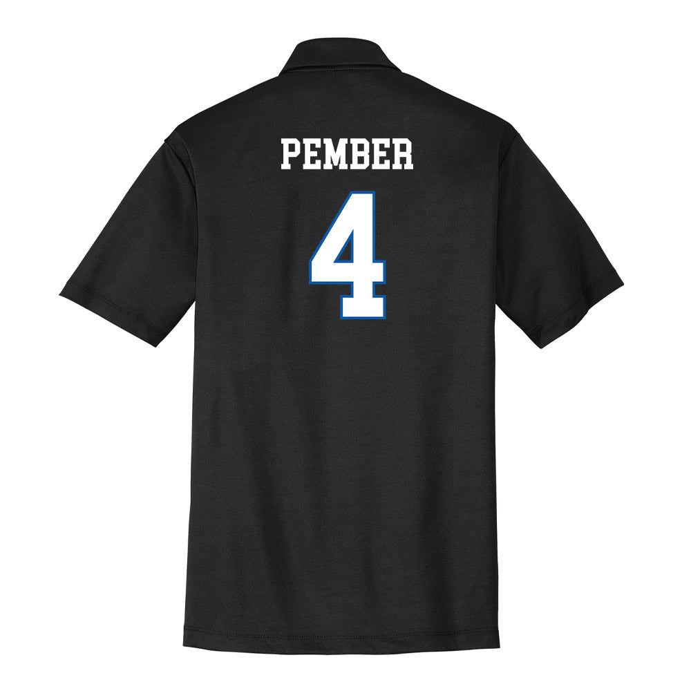 UNC Asheville - NCAA Men's Basketball : Drew Pember - Activewear Polo Shirt-1