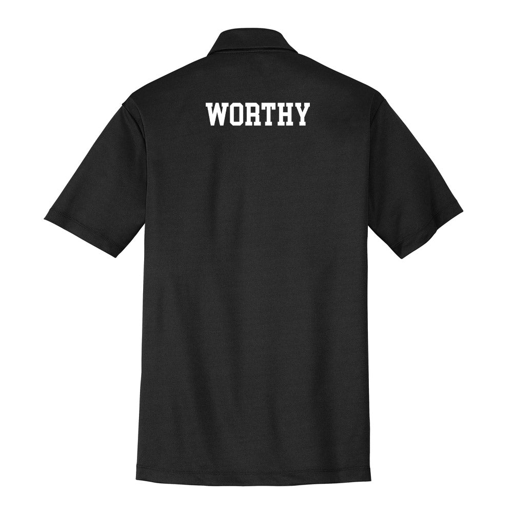 UNC Asheville - NCAA Women's Track & Field : Milaun Worthy - Activewear Polo Shirt-1