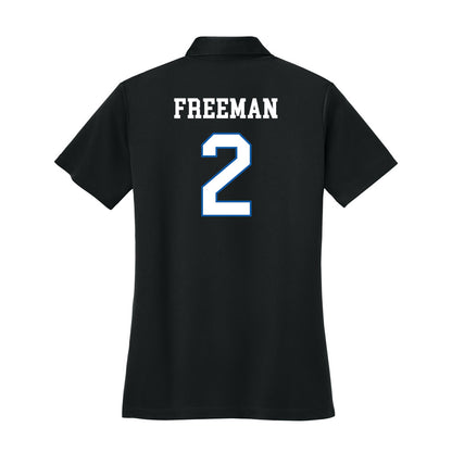 UNC Asheville - NCAA Women's Basketball : Jamaria Freeman - Women's Activewear Polo Shirt-1