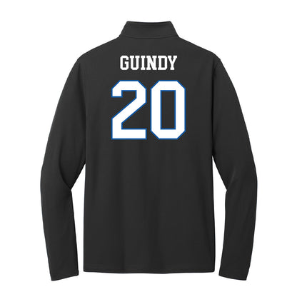 UNC Asheville - NCAA Men's Soccer : Zander Guindy - Lightweight Quarter Zip Jacket-1