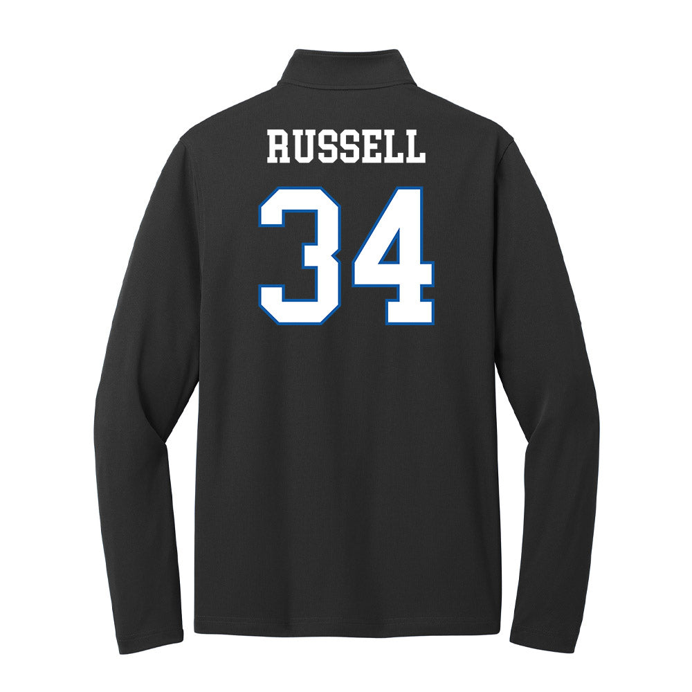 UNC Asheville - NCAA Men's Soccer : Bret Russell - Lightweight Quarter Zip Jacket-1