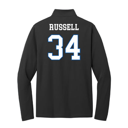 UNC Asheville - NCAA Men's Soccer : Bret Russell - Lightweight Quarter Zip Jacket-1