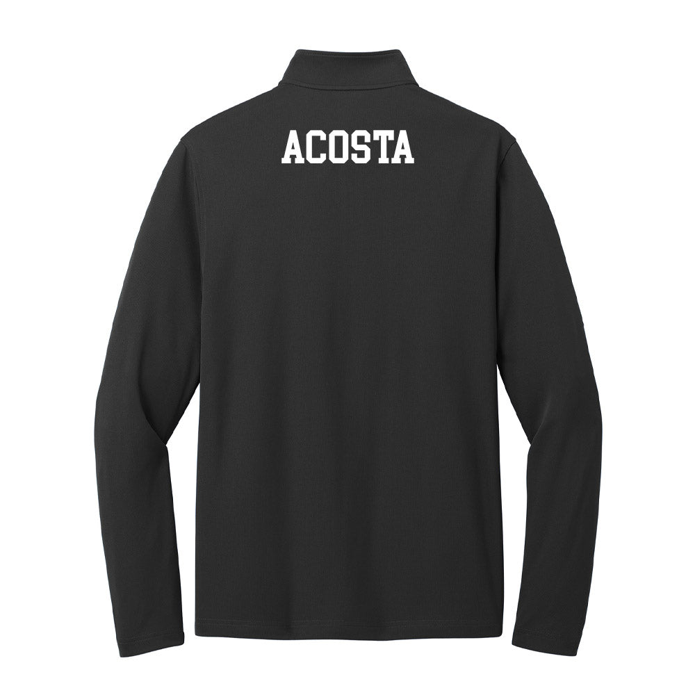 UNC Asheville - NCAA Men's Track & Field : Ethan Acosta - Lightweight Quarter Zip Jacket-1