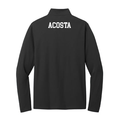 UNC Asheville - NCAA Men's Track & Field : Ethan Acosta - Lightweight Quarter Zip Jacket-1
